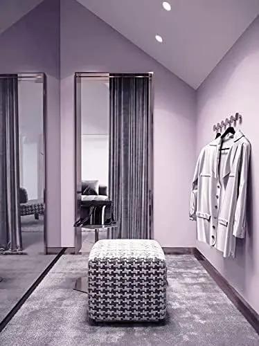 Dimoon 118''x17.7'' Purple Peel and Stick Wallpaper Contact Paper Modern Self Adhesive Wall Paper Removable Renter Friendly Textured Solid Color Shelf Cabinet Vinyl Roll (118''x17.7'',Light Purple) by GreenHaven Gardens
