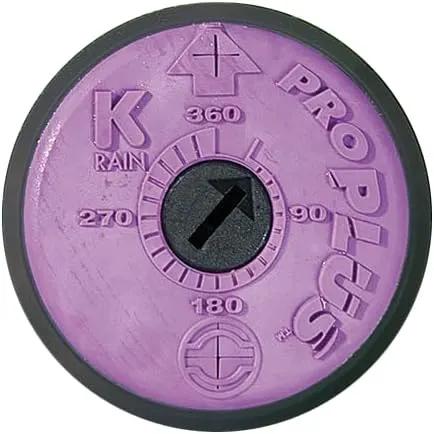 K Rain ProPlus 3/4" Reclaimed Water (RCW) Gear Drive Rotor Sprinkler 4 1/2" Pop-Up | 22' - 50' Spray Distance, 40° - 360° Arc Spray Pattern with Full-Circle | Includes Install Kit (4 Pack) by GreenHaven Gardens