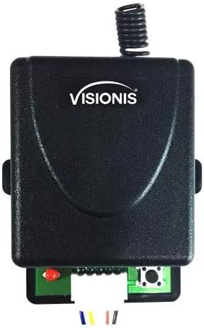 Visionis FPC-5018 One Door Access Control Outswinging Door 1200lbs Electromagnetic Lock Kit with Wireless Receiver and Remote Magnetic Lock System by GreenHaven Gardens