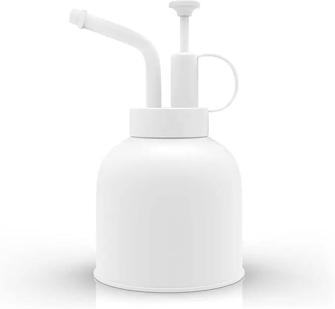Plant Mister Spray Bottle Stainless Steel Watering Can for Indoor Plants Bonsai Sprayer Succulent Spritzer Houseplant Atomizer Terrarium Mister Modern Garden Tools 10oz/300ml White by GreenHaven Gardens