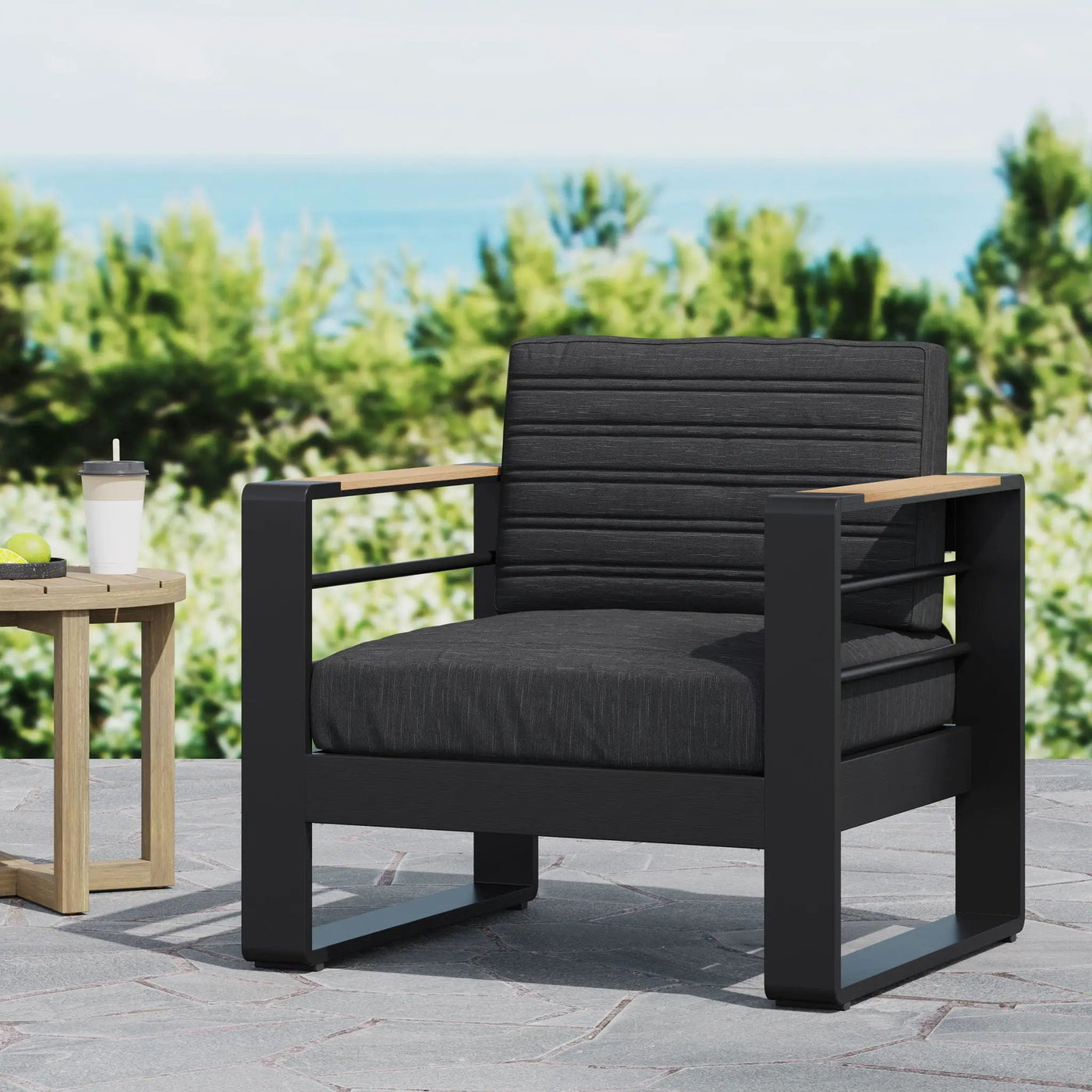 Giovanna Club Chair Set With Aluminum Frame by HouseOfZazla