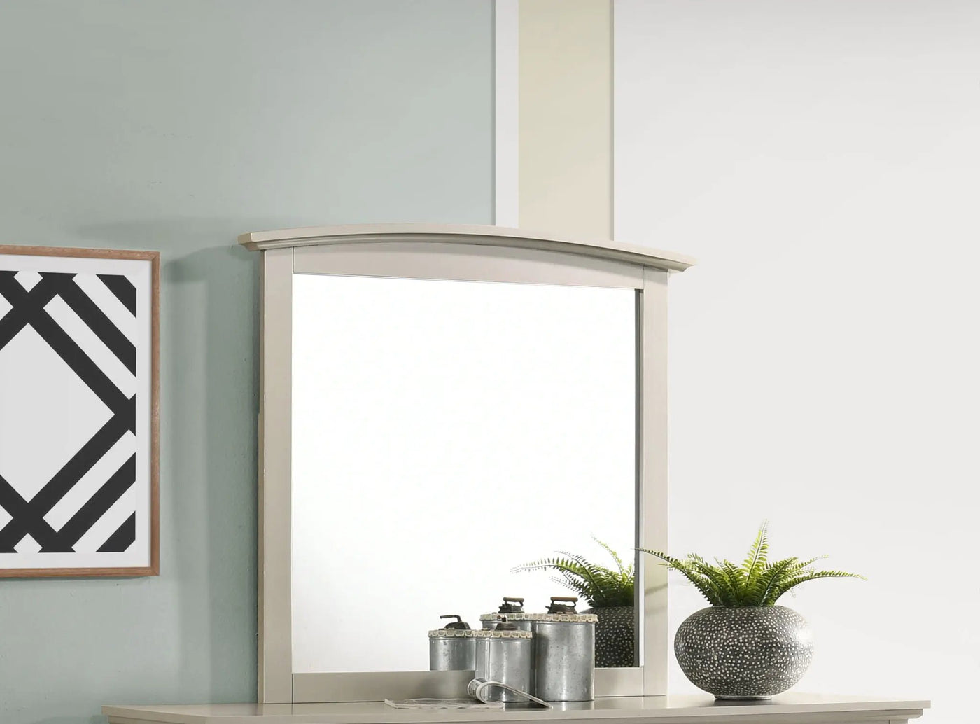 Modern Farmhouse Design Elegant Wall Mirror by HouseOfZazla