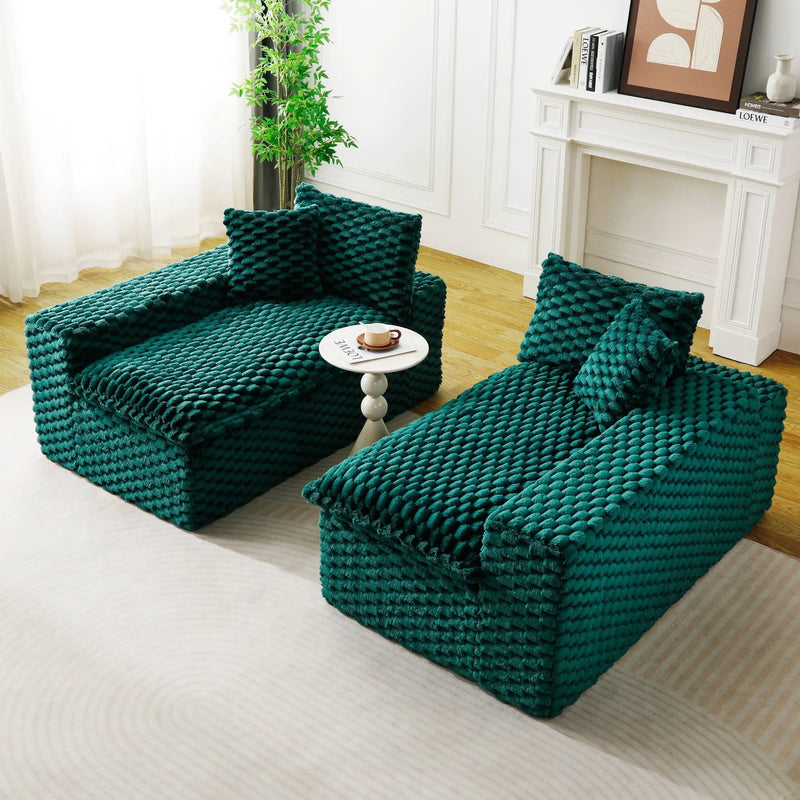 Multifunctional Sofa, Side-By-Side Or Facing Each Other by Unique Piece Furniture