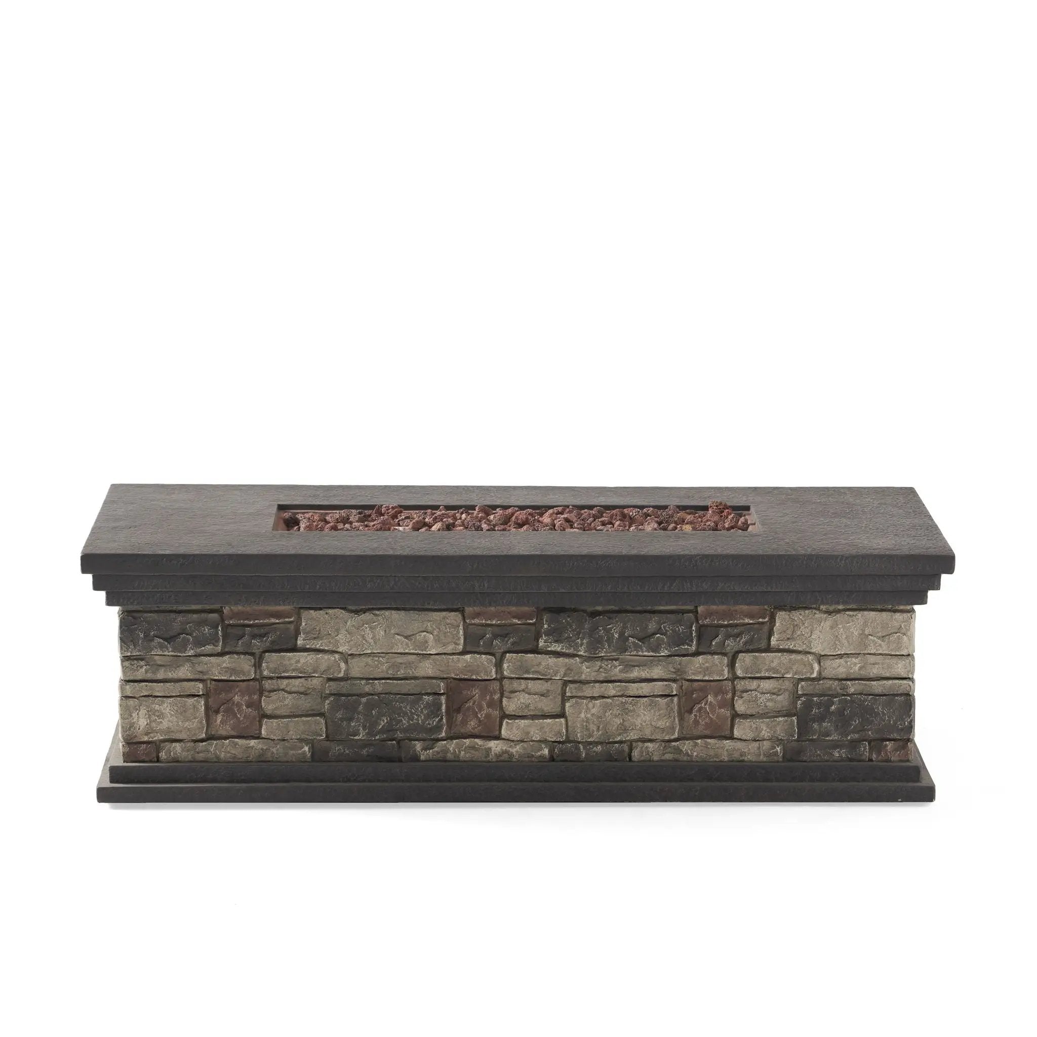 Fire Pit With Lightweight Concrete And Steel Frame by HouseOfZazla