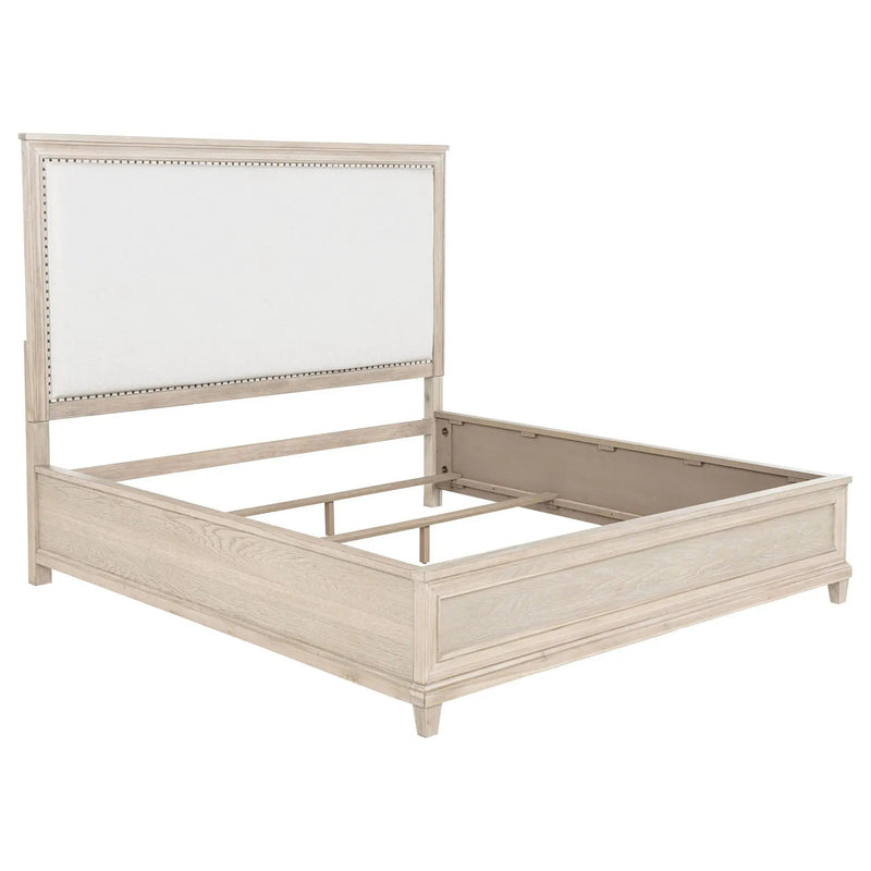 Pembroke 66-inch Eastern King Panel Bed Washed Oak by Unique Piece Furniture