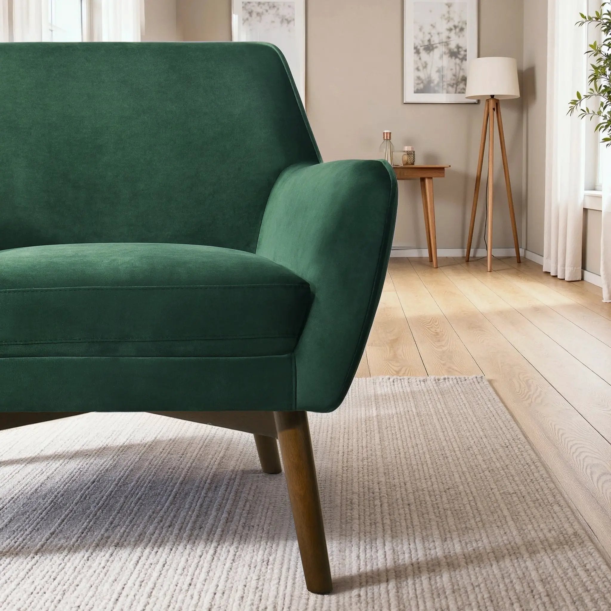 Panom Forest Velvet Accent Chair by HouseOfZazla