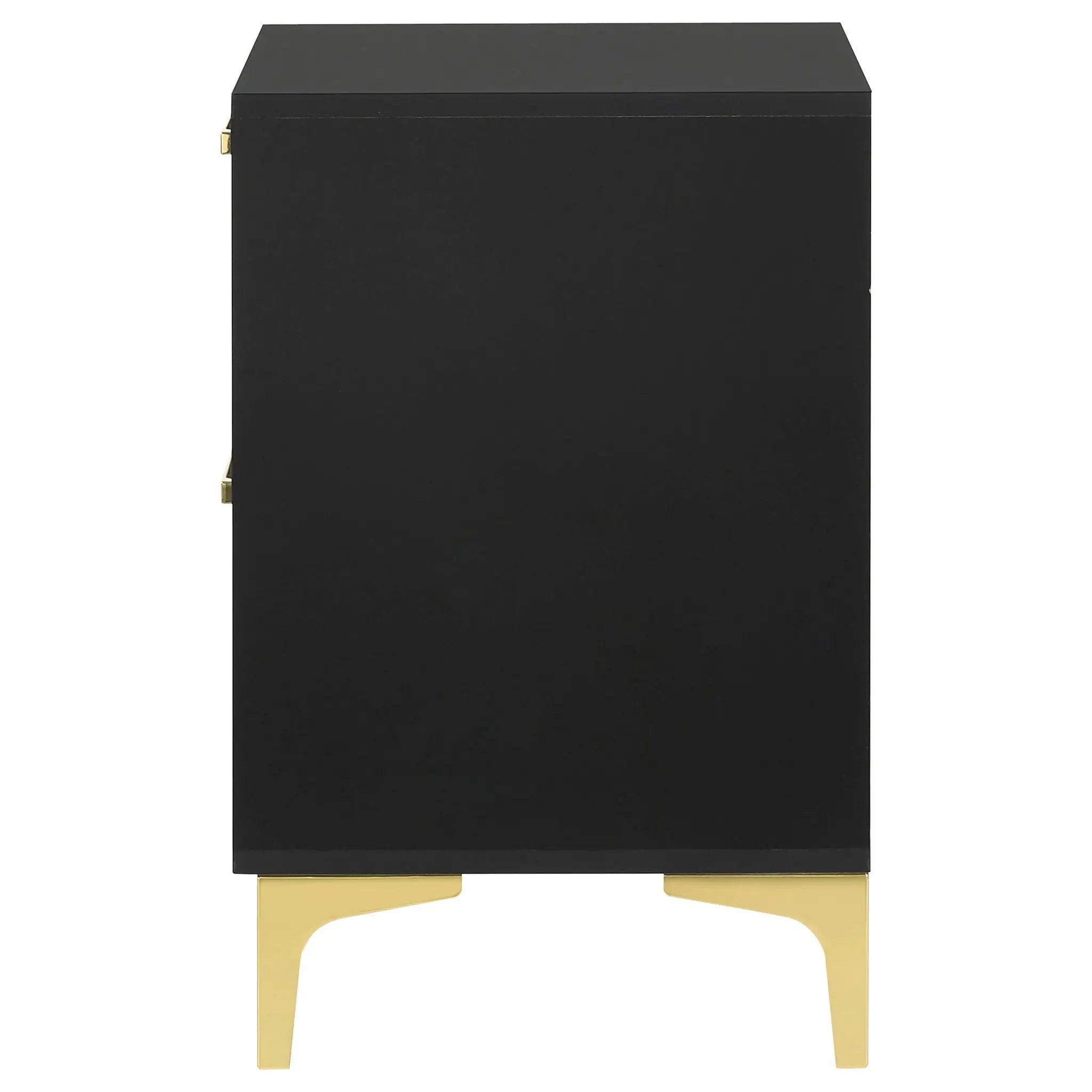 Kendall 2-drawer Nightstand Black by Unique Piece Furniture