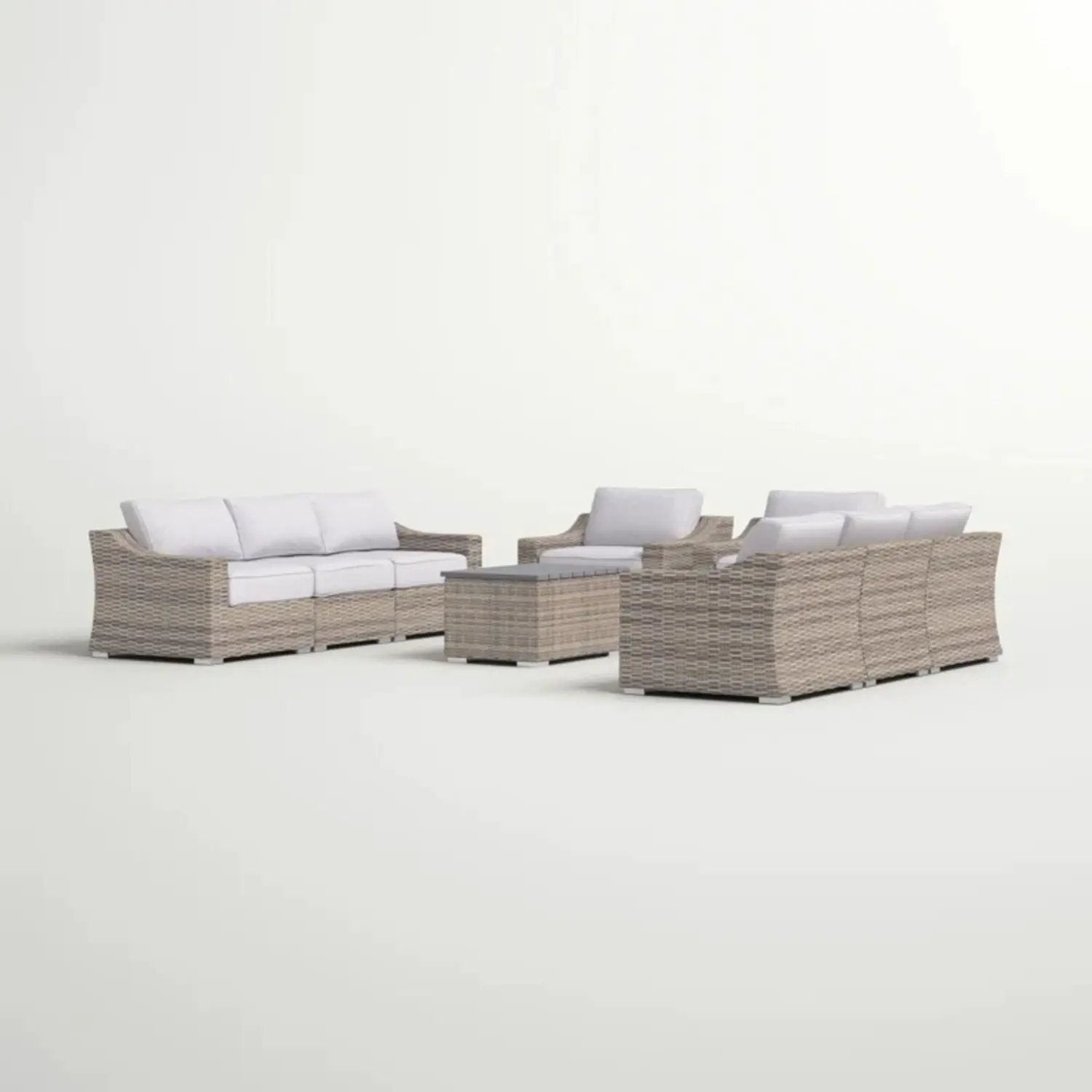 Stylish Sofa Seating Group With Cushions Perfect For Outdoor Gatherings by Unique Piece Furniture