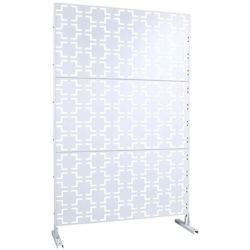Outdoor & Indoor Metal Privacy Freestanding Decorative Screen by HouseOfZazla