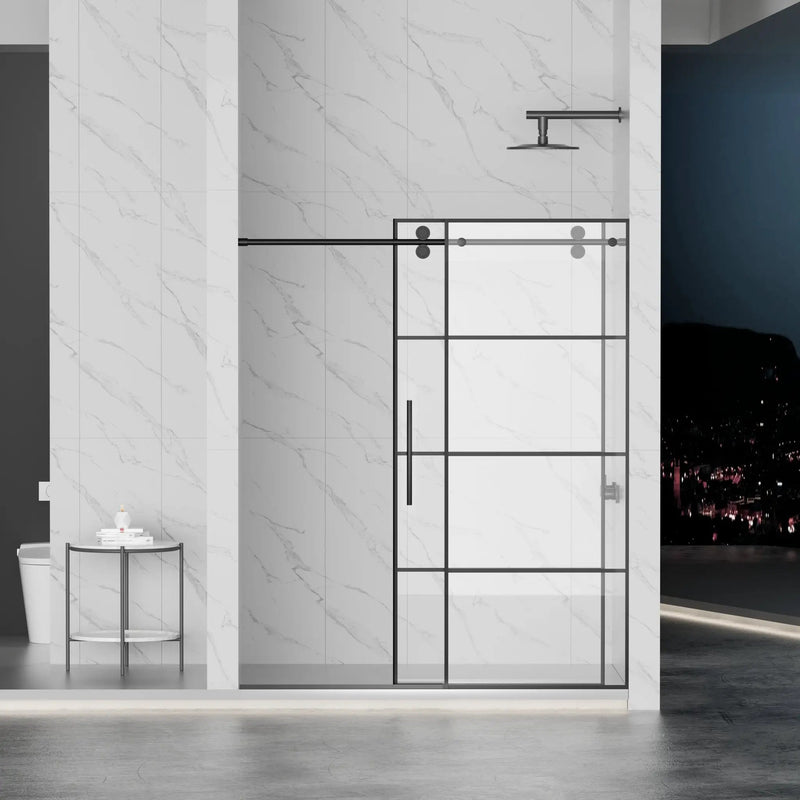 Matte Shower Doors - 56-60" W x 72" H by HouseOfZazla