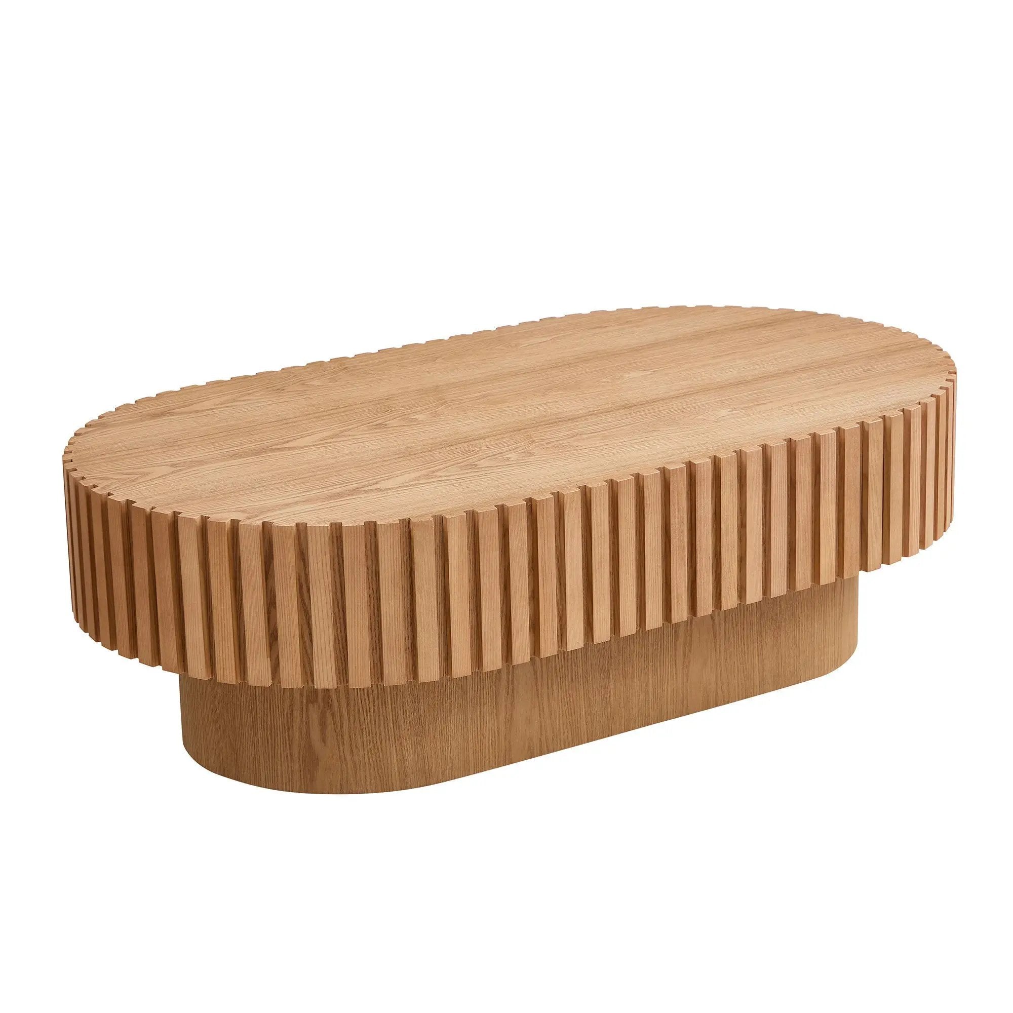 43.7 Inch Modern Handcrafted Drum Coffee Table by HouseOfZazla