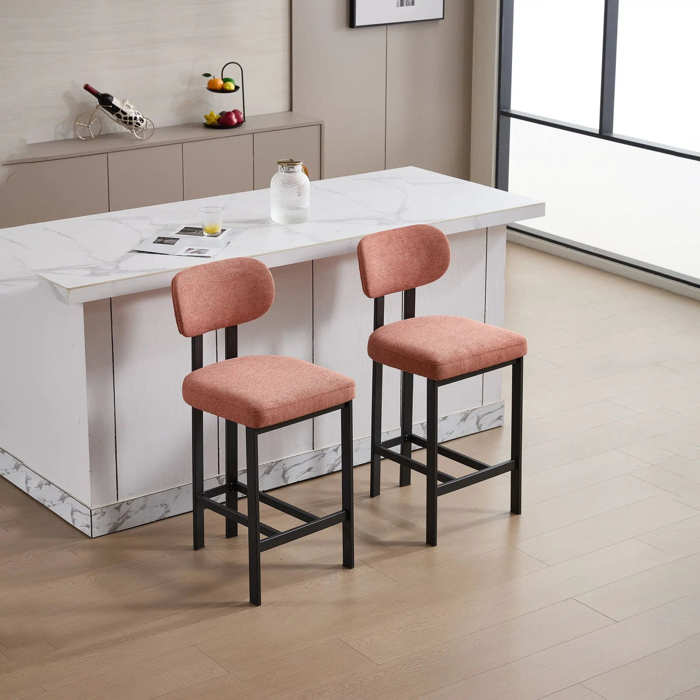 Modern Counter Height Stools (Set of 2) by HouseOfZazla