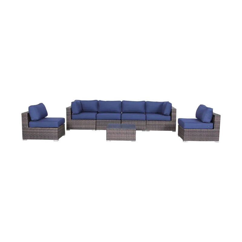 Outdoor Wicker Seating Group With Cushions by Unique Piece Furniture