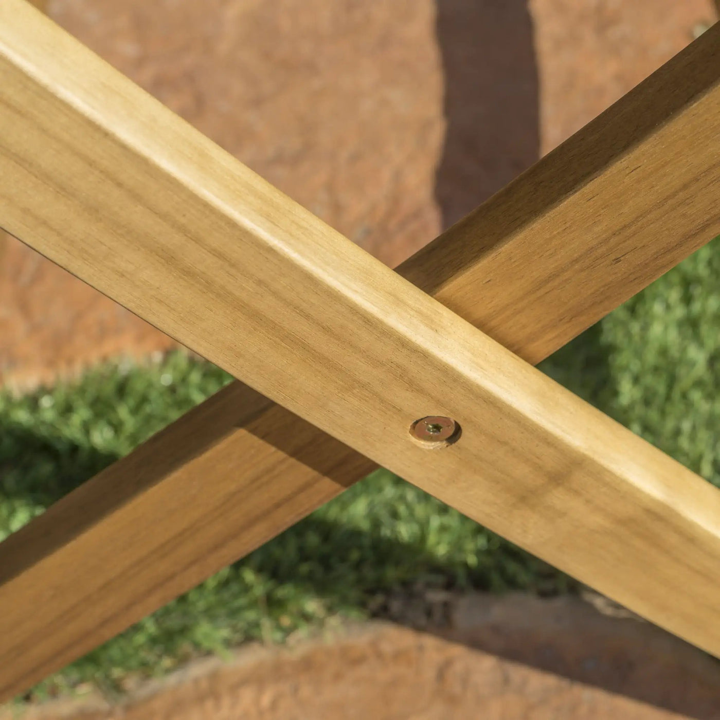 Blissique Outdoor Foldable Wood Dining Table With Slat Design by HouseOfZazla