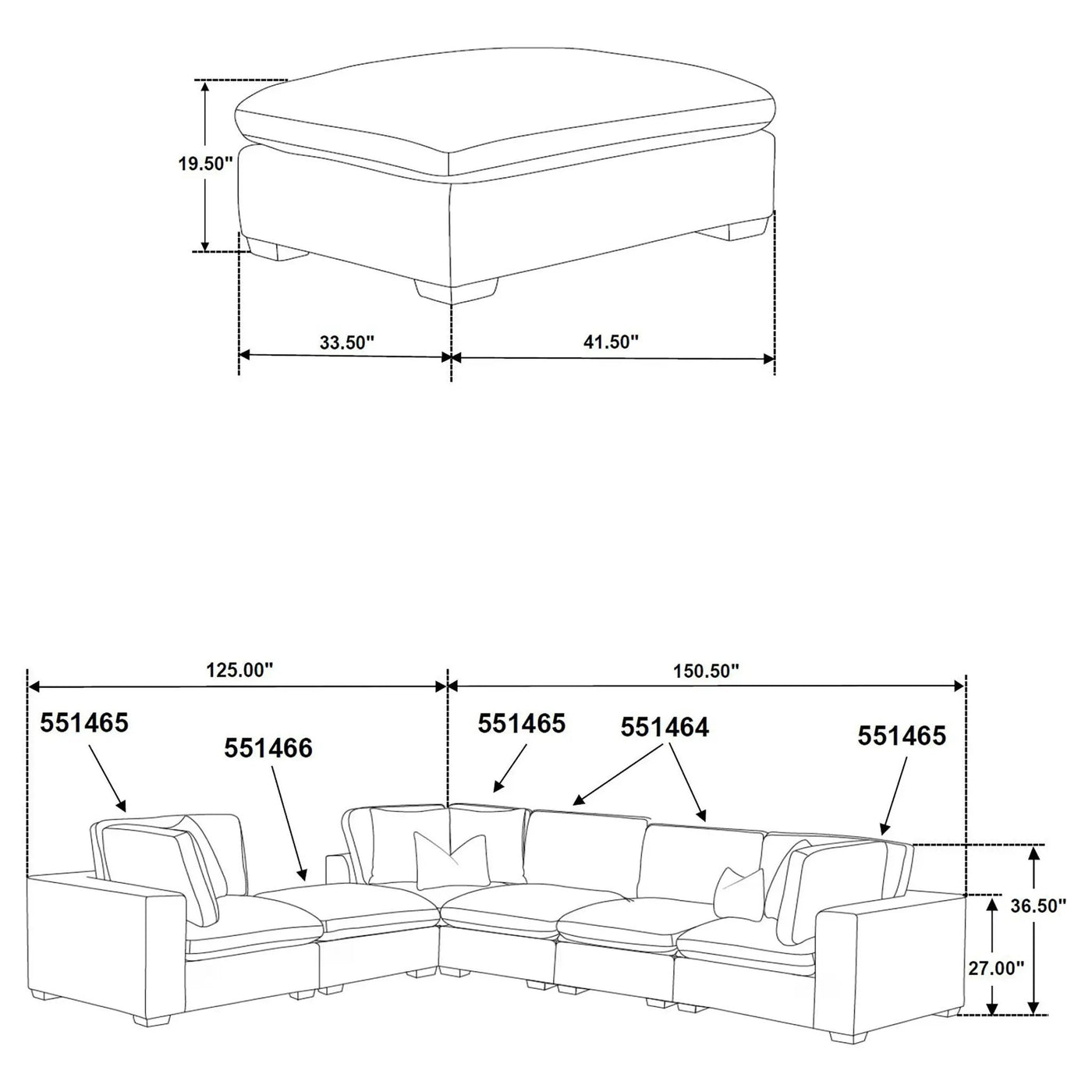 Murtagh - Modular Sectional by HouseOfZazla