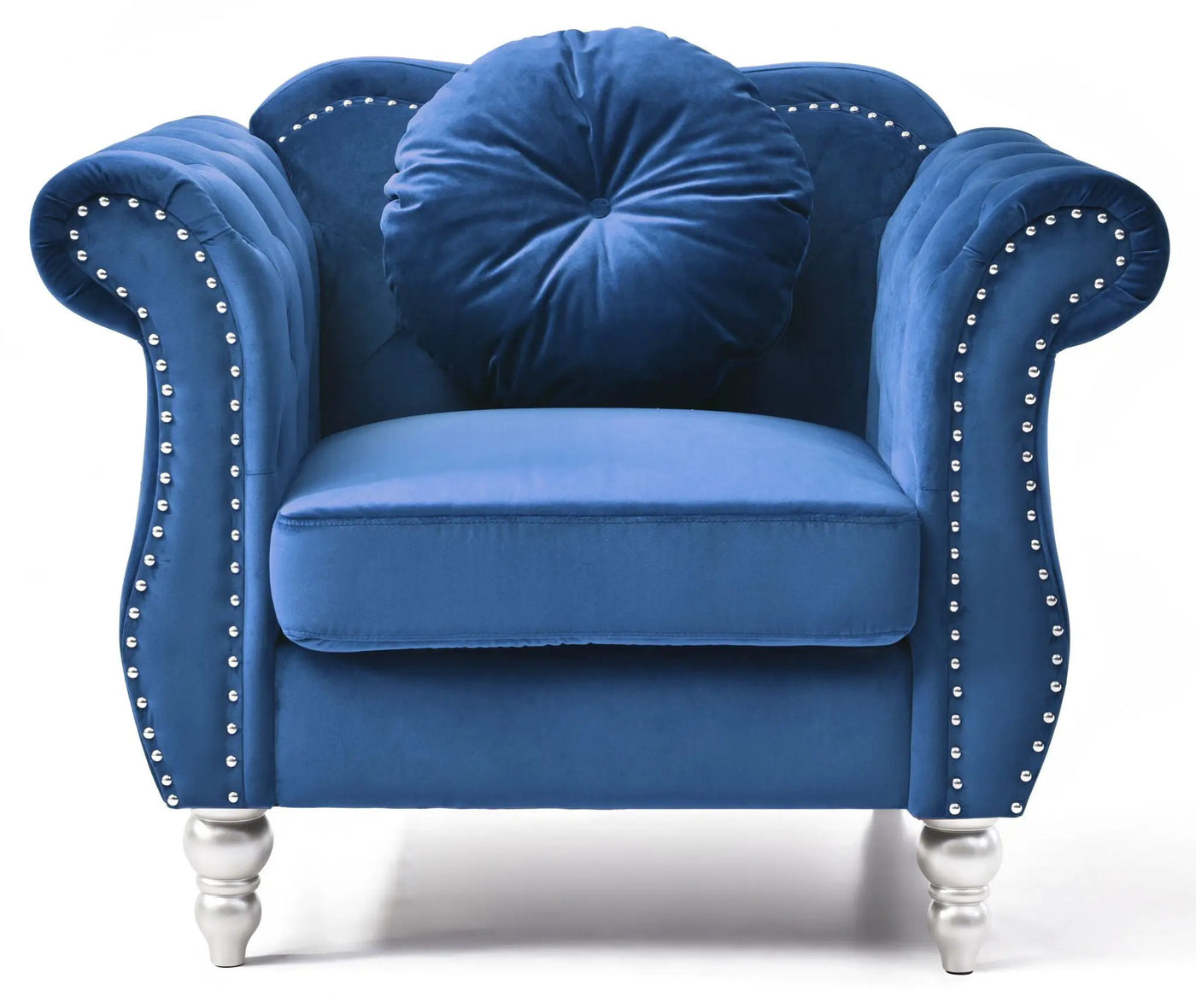 Chic Transitional Flared Arm Chair by HouseOfZazla