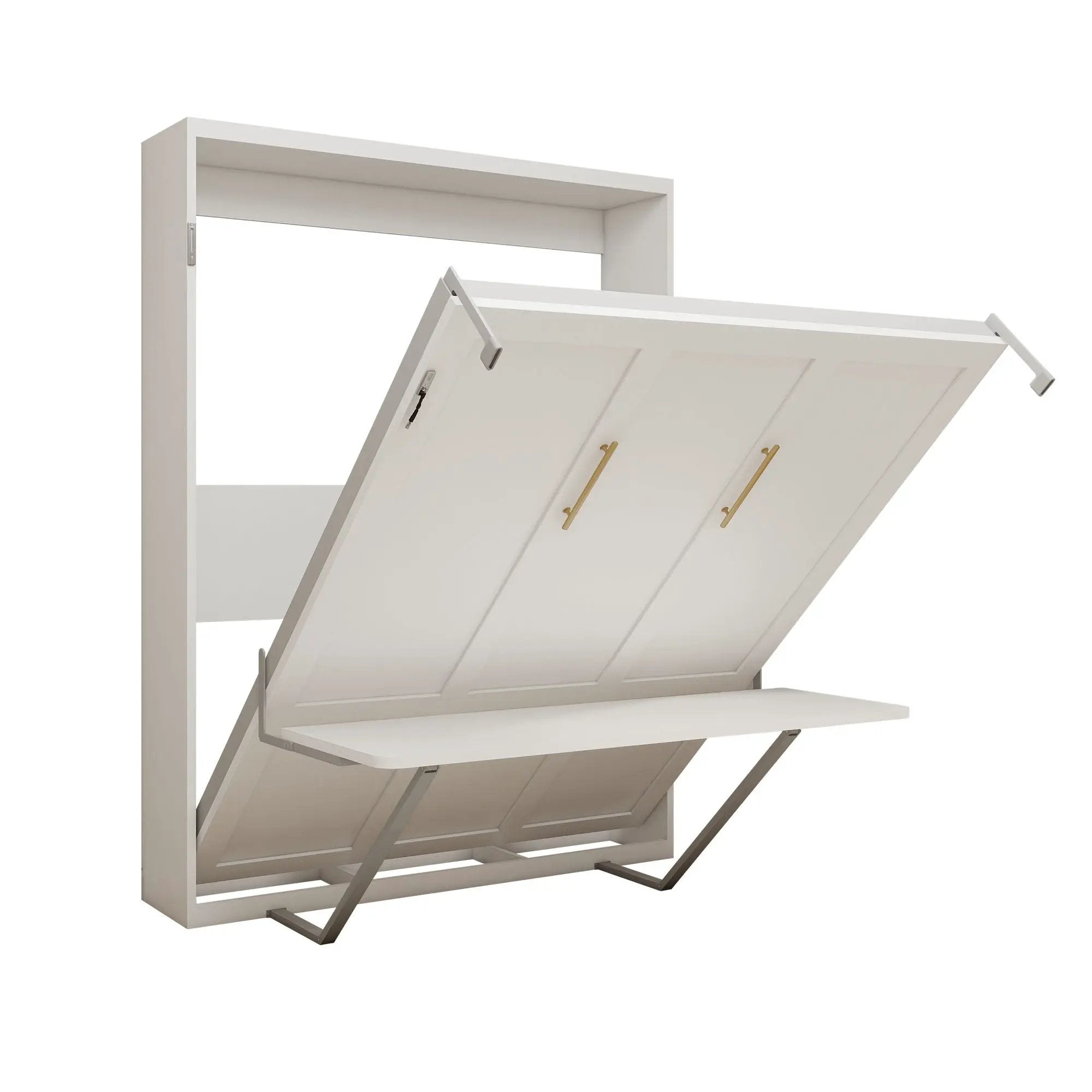 Folding Vertical Murphy Wall Bed by HouseOfZazla