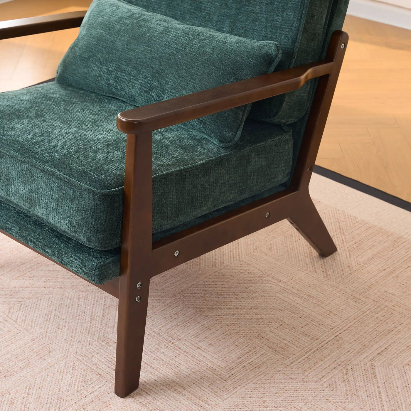 Living Room Chair With Lumbar Pillow by HouseOfZazla