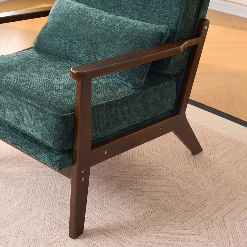 Living Room Chair With Lumbar Pillow by HouseOfZazla
