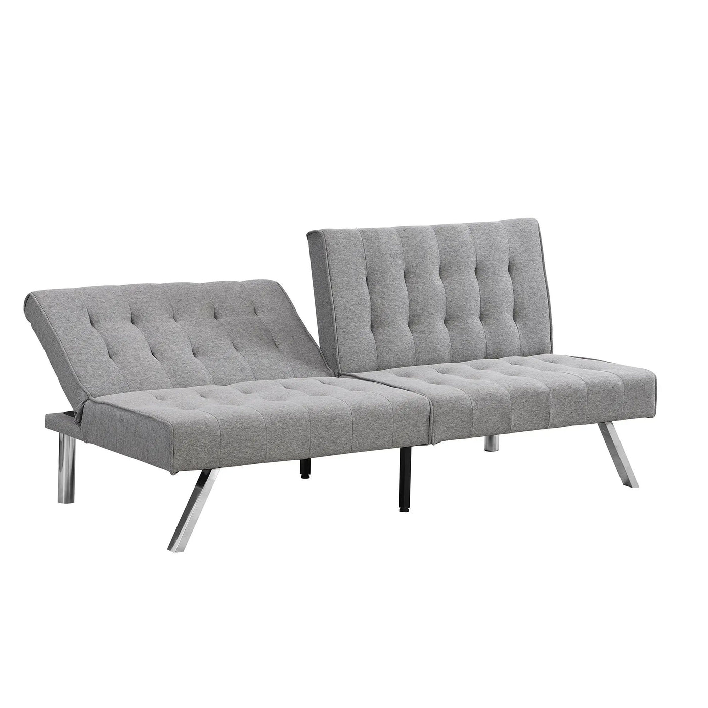 Modern Sofa Bed With Wood Frame And Stainless Legs by HouseOfZazla