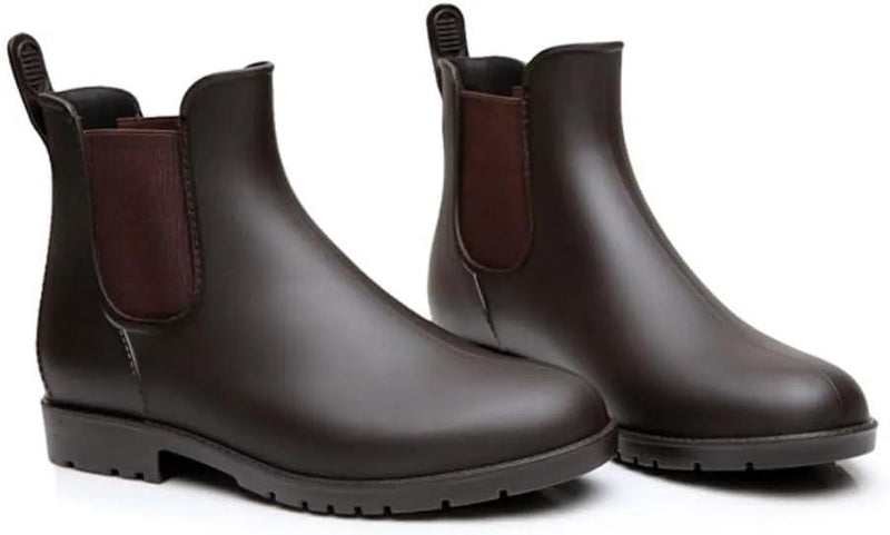 Asgard Women's Ankle Rain Boots Waterproof Chelsea Boots by GreenHaven Gardens