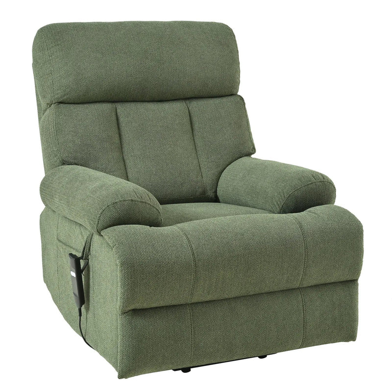 Oversized Power Lift Recliner Chai With Remote Control, Side Pocket, Spacious Seat by HouseOfZazla