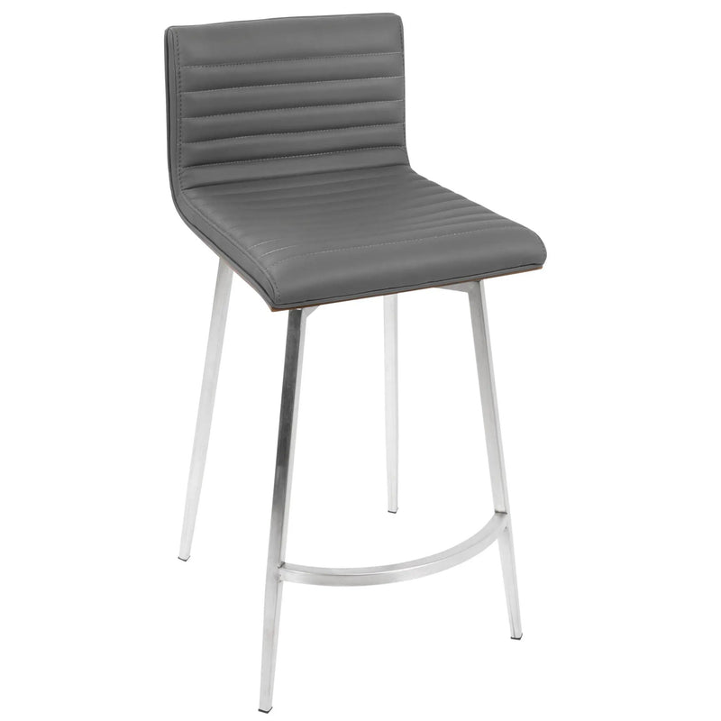 Mason - Contemporary Swivel Counter Stool (Set of 2) by HouseOfZazla