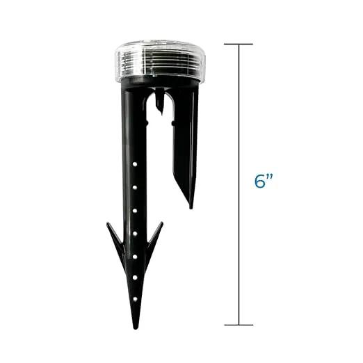 Spike 4-Pack - Deep Underground Dripper, Tree & Plant Root Watering Drip Irrigation & Fertilizer Stake (1/2" Female NPT Compatible with All Connectors, Water Hose, Drip & PVC) by GreenHaven Gardens
