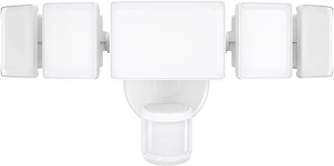 Olafus 100W Motion Sensor Outdoor Lights, 10000LM 6500K Daylight Flood Lights Outdoor Motion Sensor, Dusk to Dawn Outdoor Lighting, IP65 Waterproof Motion Detector Lights for Outside, White by GreenHaven Gardens