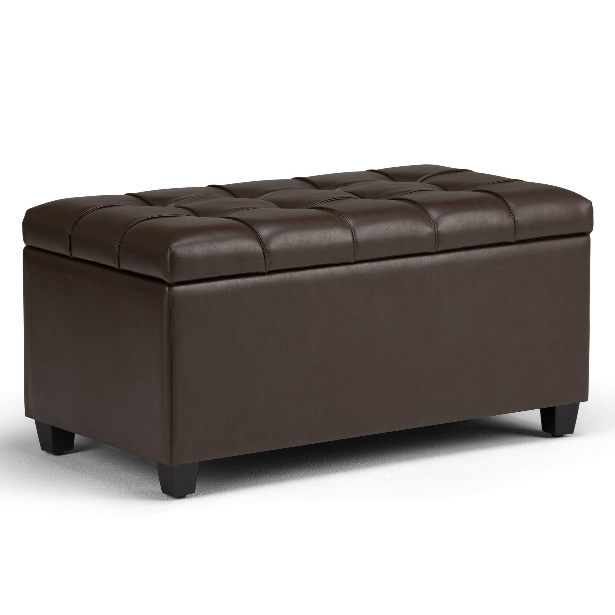 Sienna - Transitional Storage Ottoman Bench by HouseOfZazla
