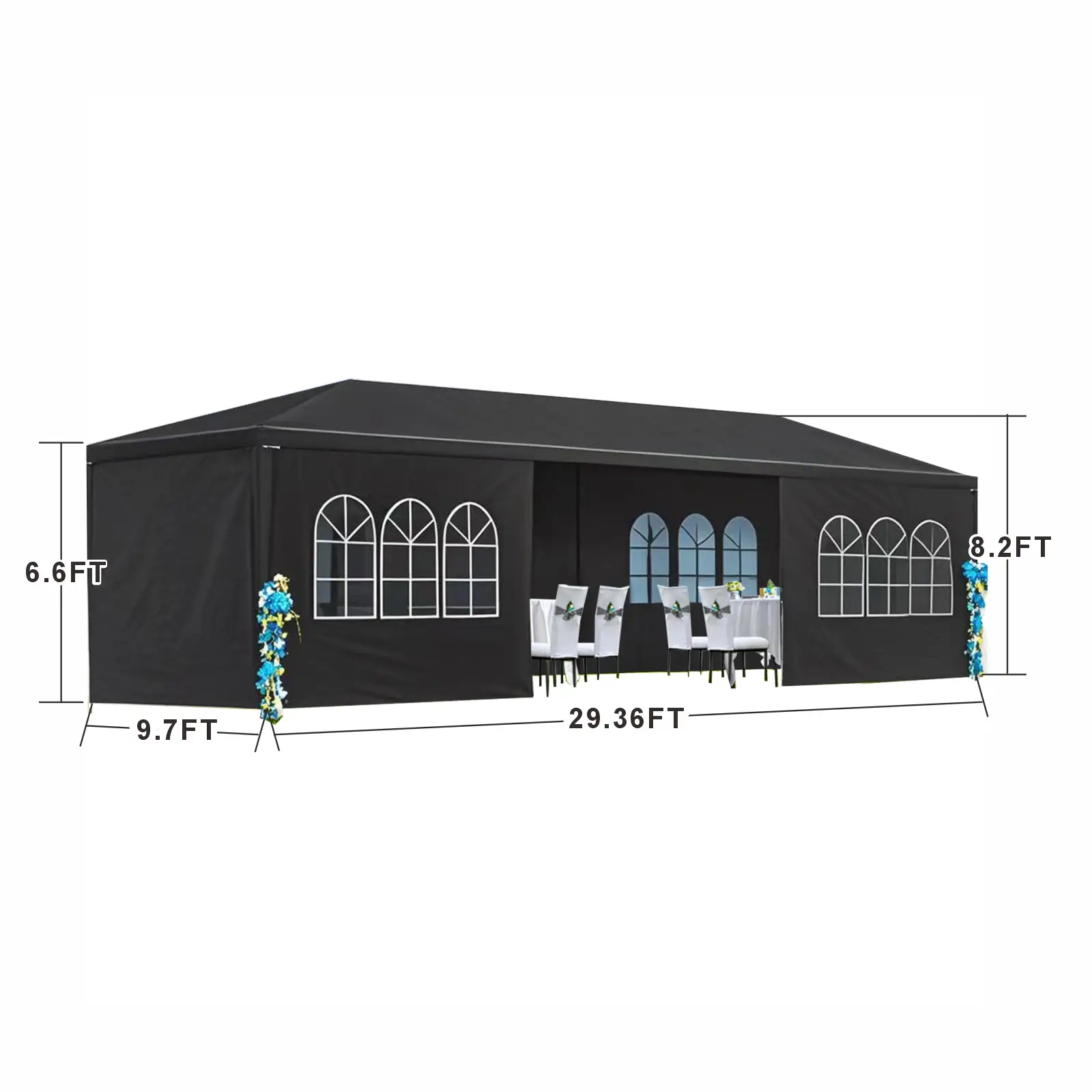 10x30' Wedding Party Canopy Tent Outdoor Gazebo by HouseOfZazla