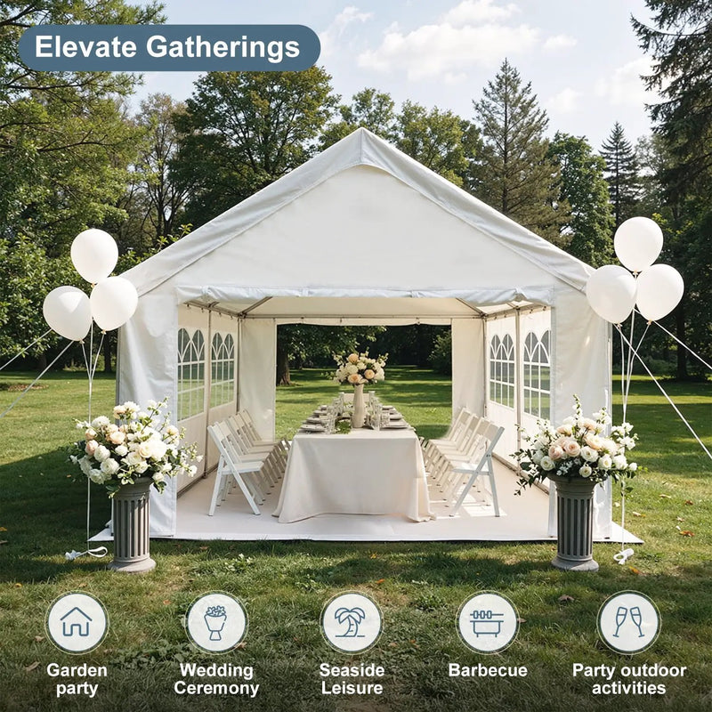 10'x20' Carport Canopy Tent with Removable Sidewalls by HouseOfZazla