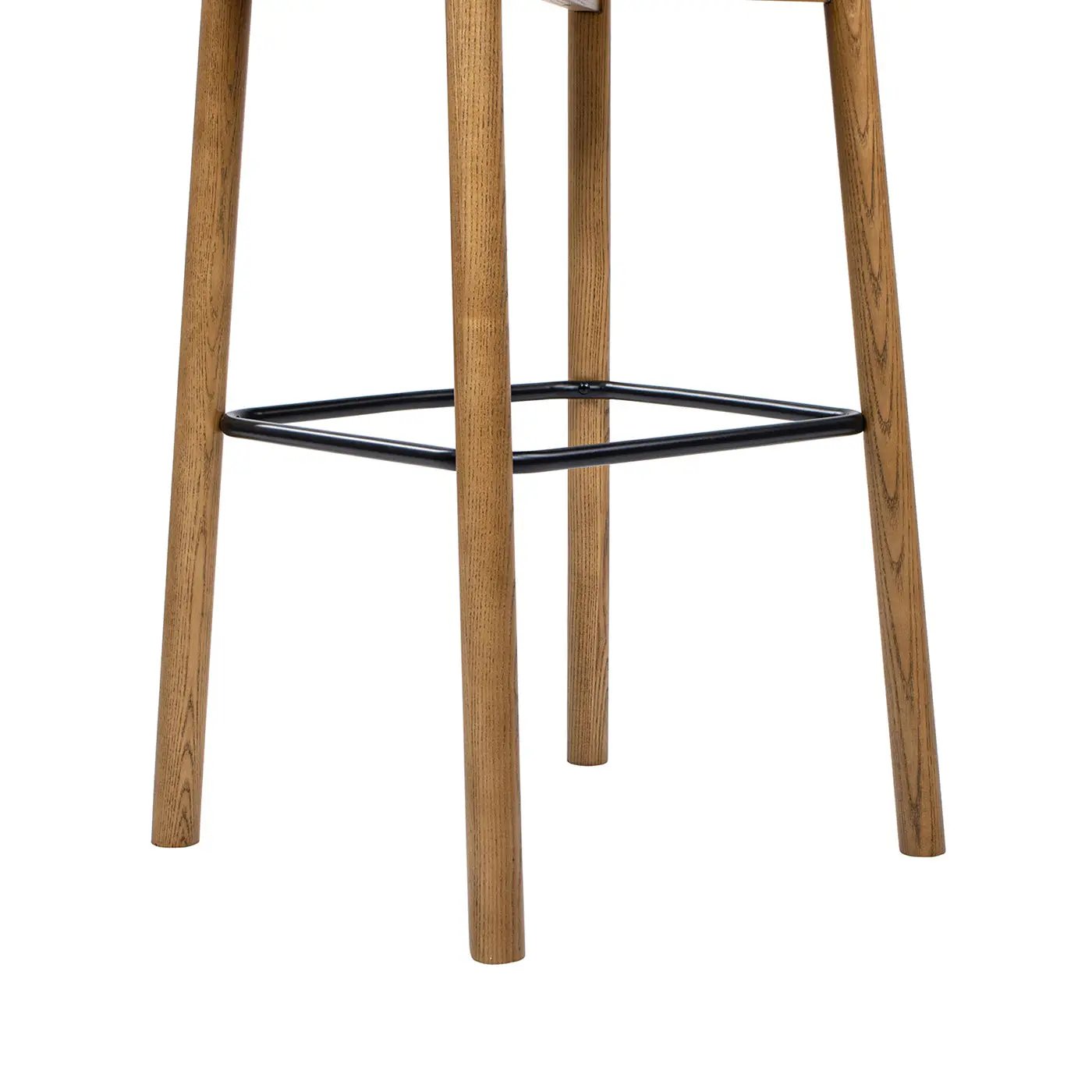 Sven 30" Modern Minimalist Low Back Wood Barstool by HouseOfZazla