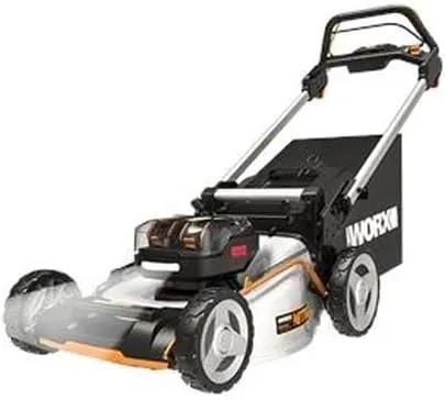 Worx 40V Cordless Lawn Mower, Electric Mower with Brushless Motor, 3-in-1 Self-Propelled Lawn Mower WG753-2 Batteries & Charger Included by GreenHaven Gardens