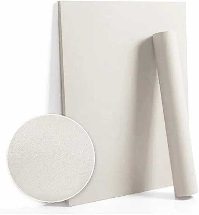 Dimoon 78.7''x17.7'' White Peel and Stick Wallpaper Contact Paper Modern Self Adhesive Wall Paper Removable Renter Friendly Textured Solid Color Shelf Cabinet Vinyl Roll (78.7''x17.7'',Off-White)