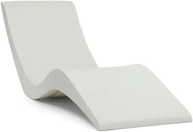 Aqua Outdoors - in-Pool Chaise Lounger - Inside Pool & Sun Shelf Lounge Chair - Designed for Water Depths Up to 9” - Compatible with All Types - Poolside & Sun Deck Tanning - White Granite by GreenHaven Gardens