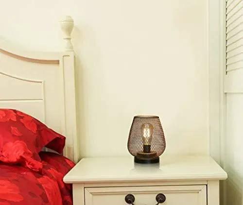 JHY DESIGN Set of 2 Metal Cage LED Lantern Battery Powered Cordless Accent Light with LED Great for Weddings Parties Patio Events for Indoors Outdoors by GreenHaven Gardens