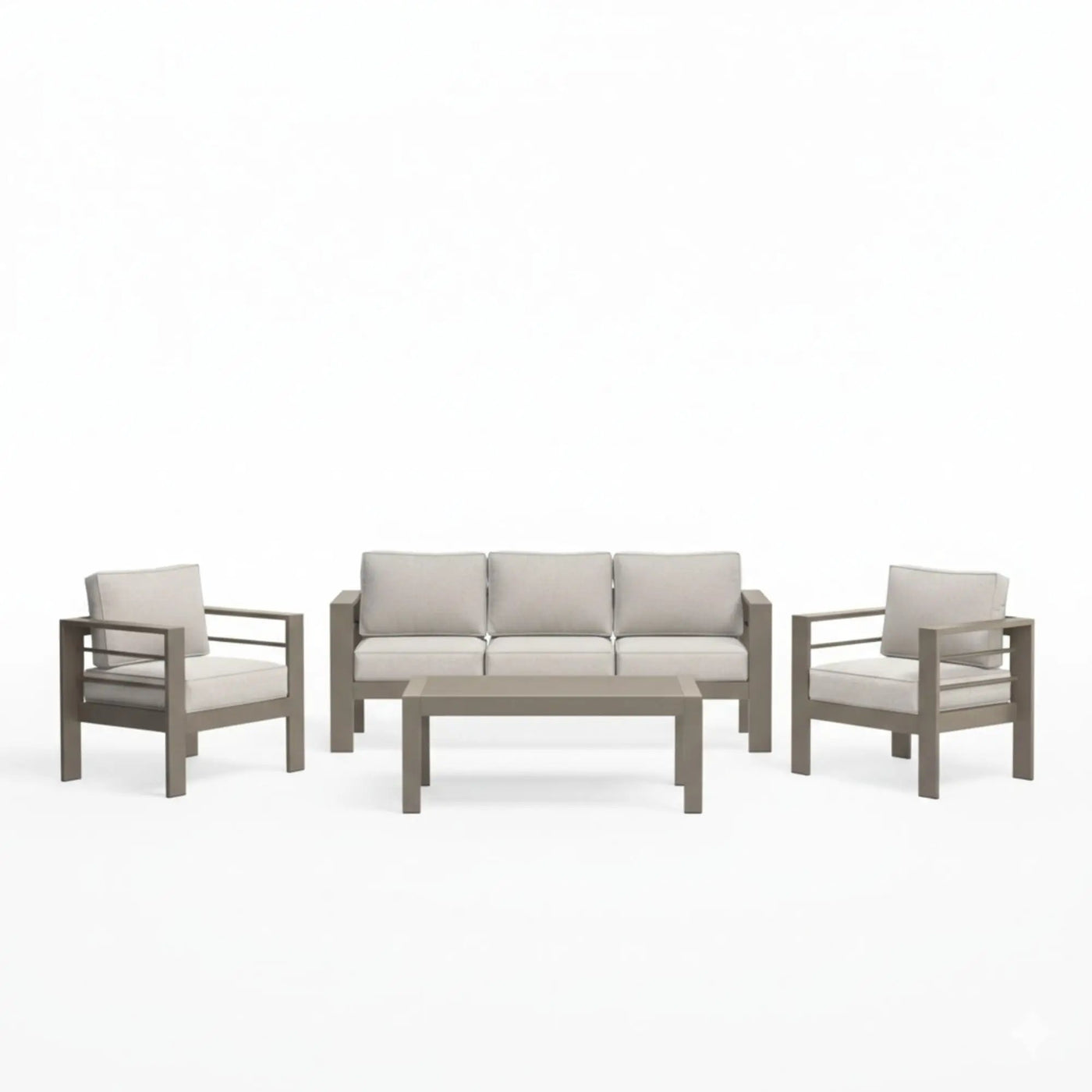 Outdoor Patio Set, All-Weather With Thick Cushions by HouseOfZazla