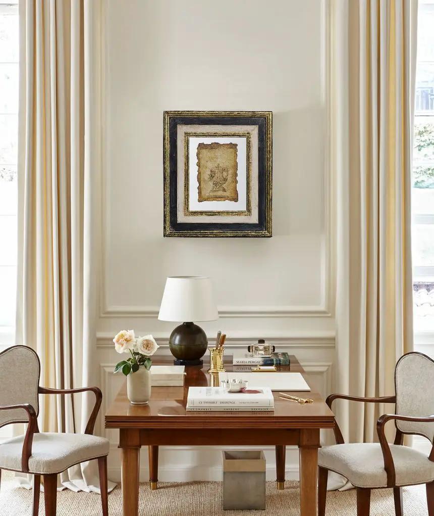 Lucian - Stylish Framed Antiqued Sculpture Print by HouseOfZazla