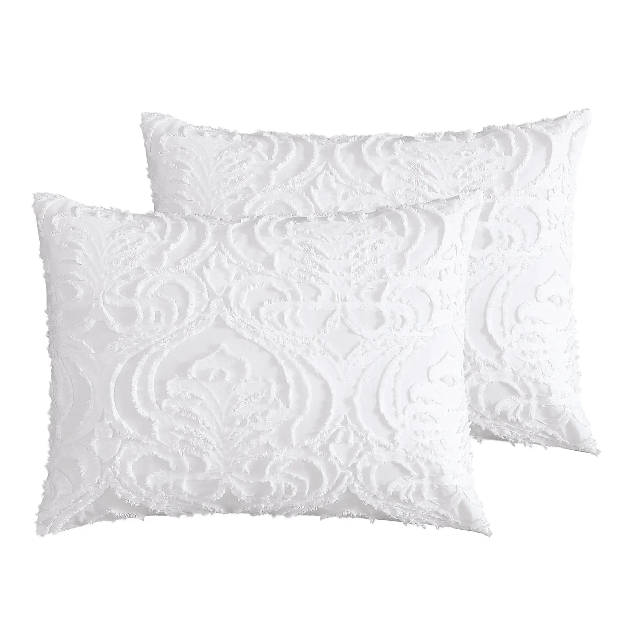 Rhapsody 6 Pc Cotton Clip Jacquard Bedding Ensemble by HouseOfZazla