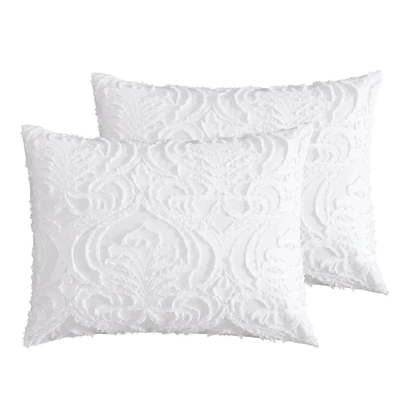 Rhapsody 6 Pc Cotton Clip Jacquard Bedding Ensemble by HouseOfZazla