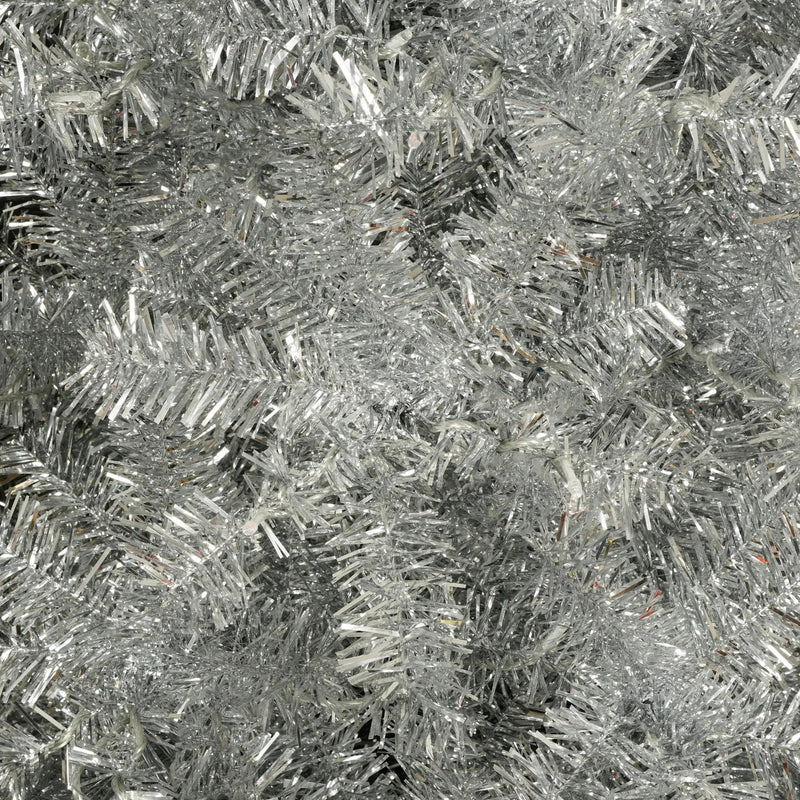 6FT Sliver Pre-Lit Artificial Christmas Tree by HouseOfZazla