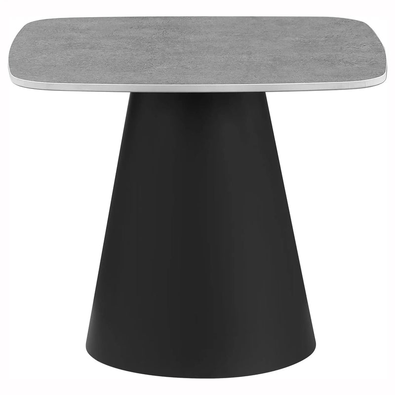 Eason 2-piece Cocktail Coffee Table Set Concrete and Black by Unique Piece Furniture