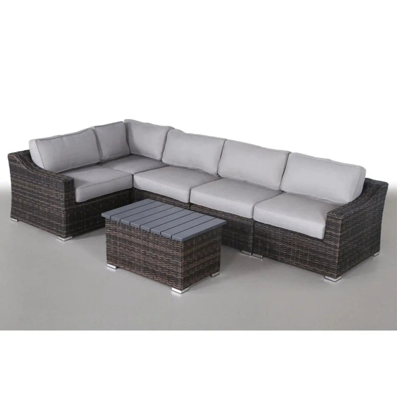 Stylish Sofa Seating Group With Cushions Perfect For Outdoor Gatherings by HouseOfZazla