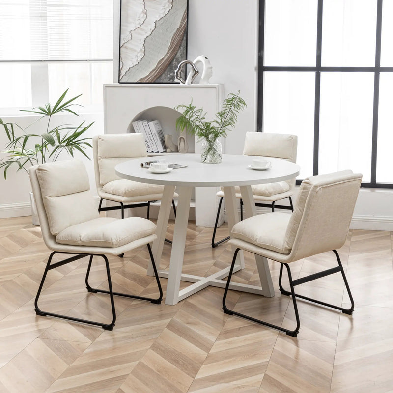 Innes 5-Piece Round Dining Set by HouseOfZazla