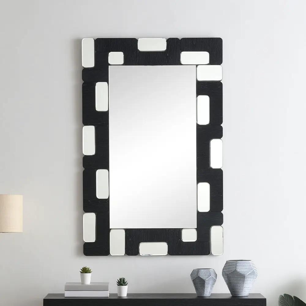 Dara - Accent Mirror - Black by Unique Piece Furniture