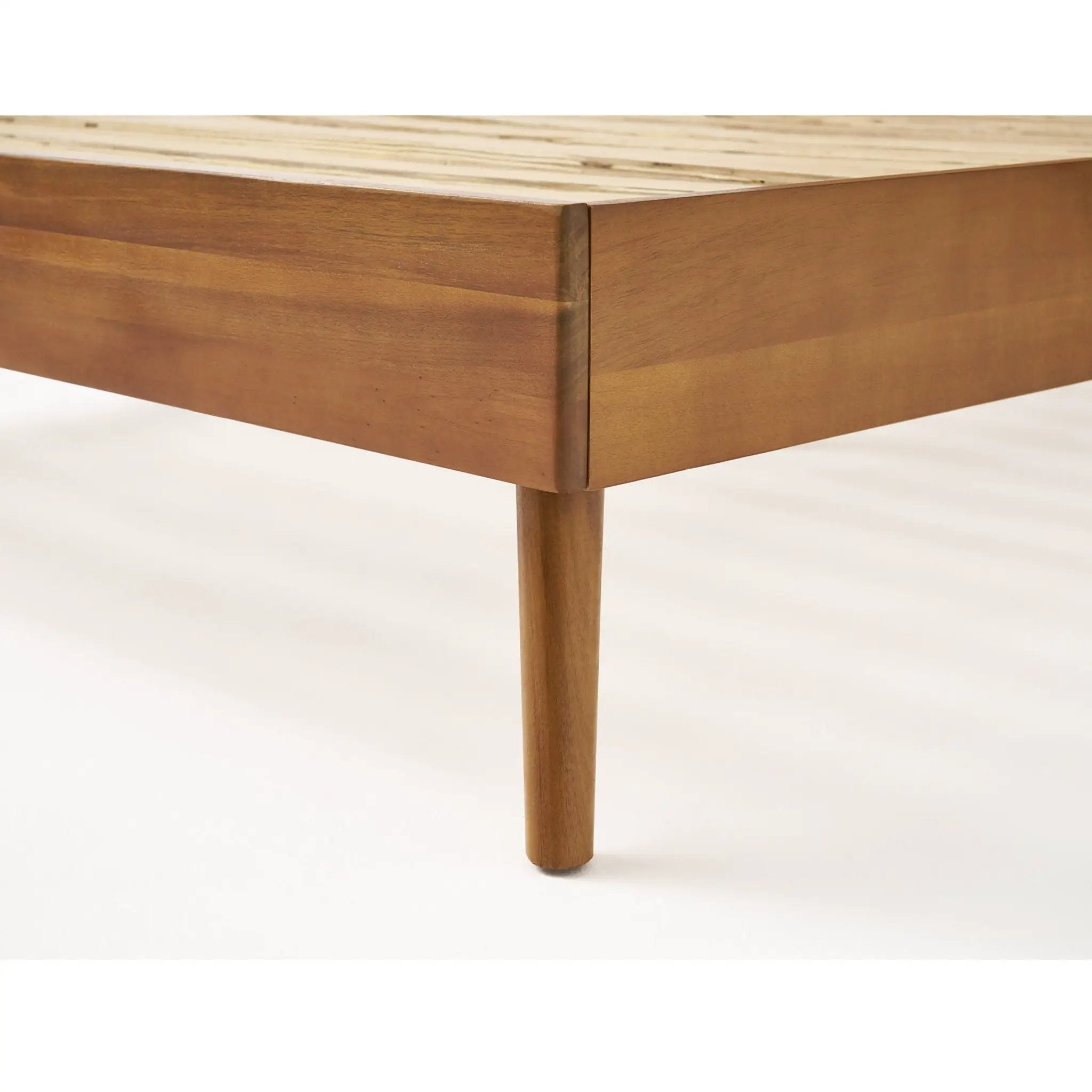 Okioki Mid-Century Wood Bed by HouseOfZazla