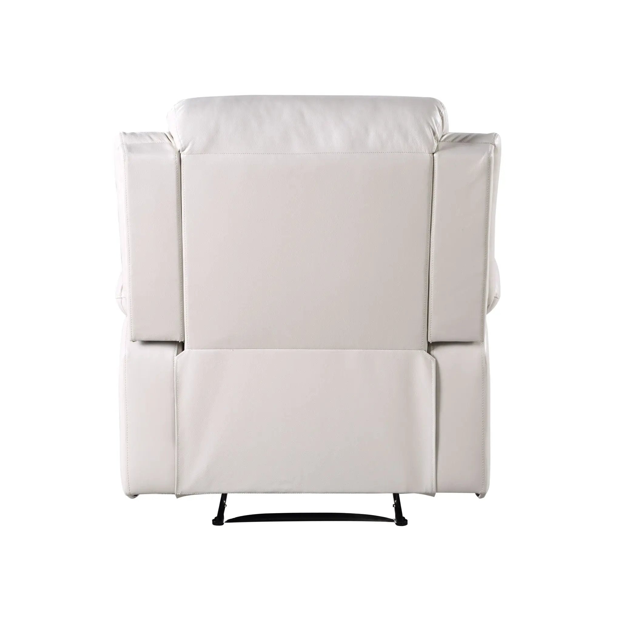 Eilbra - Synthetic Leather Power Motion Recliner - Beige by Unique Piece Furniture