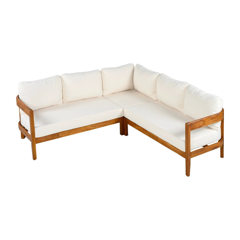 U_Style Acacia Solid Wood Patio Furniture Set by HouseOfZazla