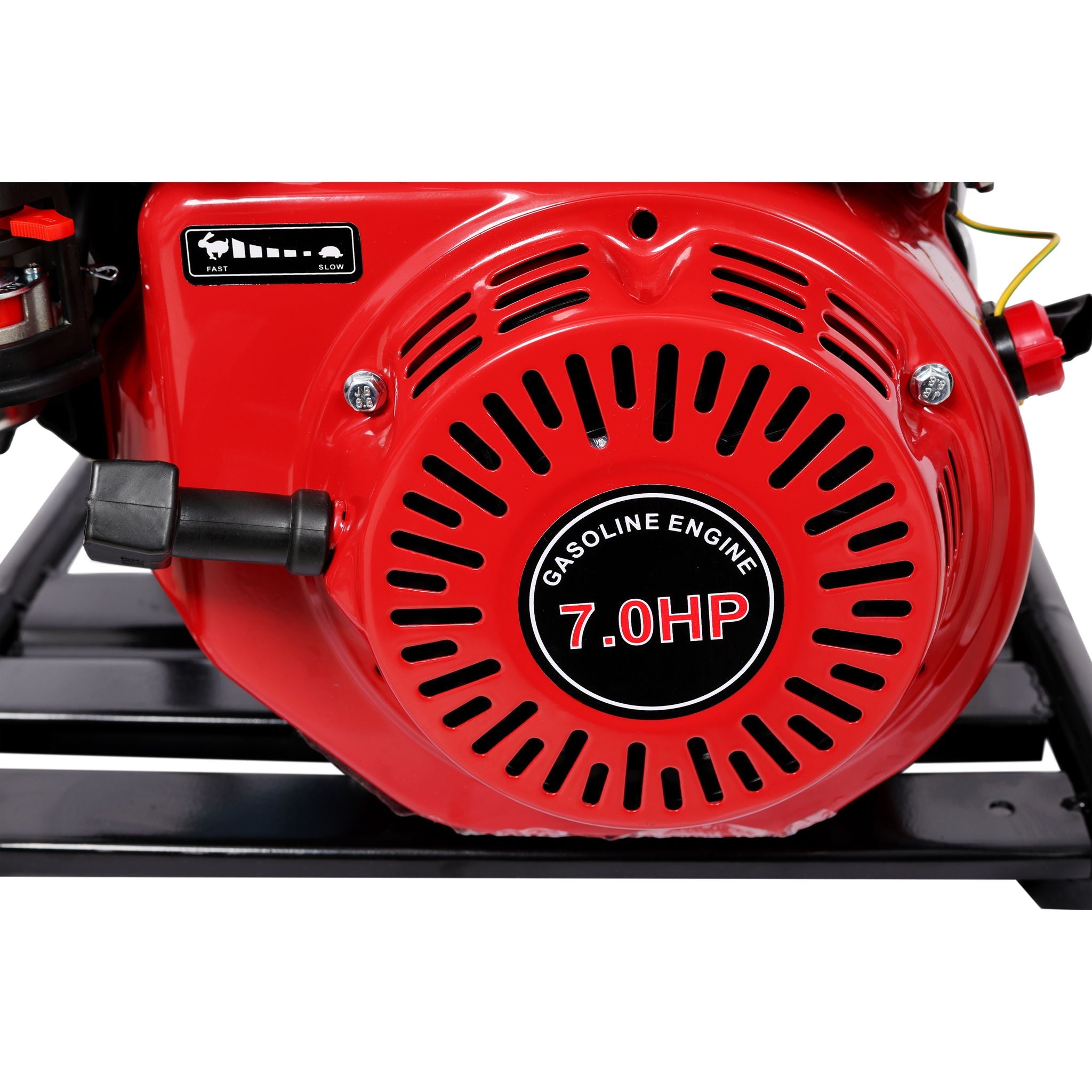 Gasoline Powered Water Pump 3" Inlet & Outlet, 264Gpm Flow, 7Hp Engine - Black / Red by HouseOfZazla